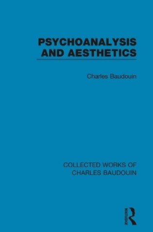 Cover of Psychoanalysis and Aesthetics