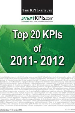 Cover of Top 20 KPIs of 2011-2012