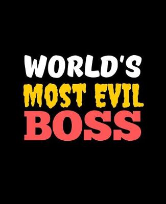 Book cover for World's Most Evil Boss