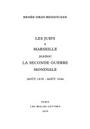 Book cover for Les Juifs a Marseille Pendant La Seconde Guerre Mondiale