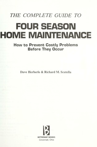 Cover of The Complete Guide to Four Season Home Maintenance