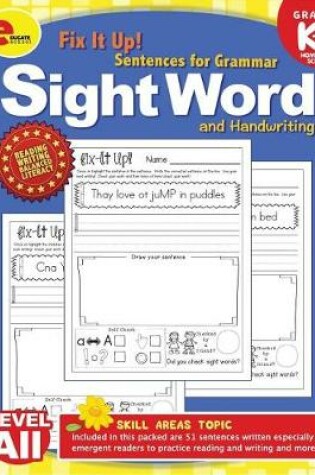 Cover of Sight Word Sentences for Grammar