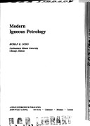 Cover of Modern Igneous Petrology