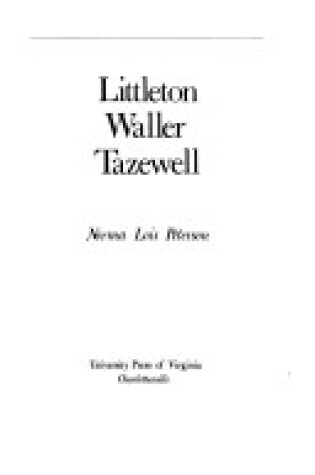 Cover of Littleton Waller Tazewell