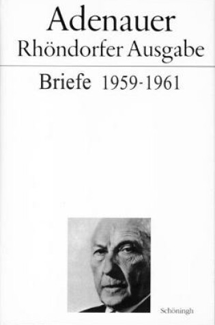 Cover of Adenauer Briefe 1959-1961