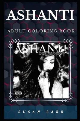 Book cover for Ashanti Adult Coloring Book