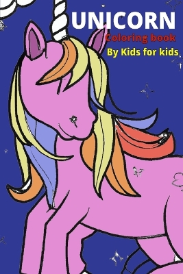 Book cover for Unicorn Coloring Book