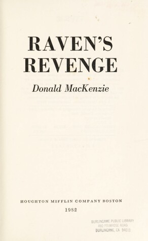 Book cover for Raven's Revenge