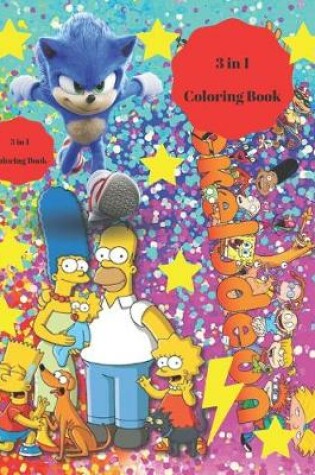 Cover of 3 in 1 Coloring Book