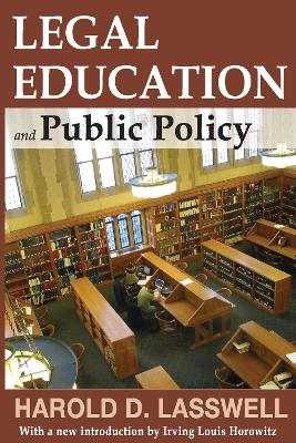 Book cover for Legal Education and Public Policy