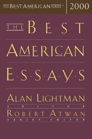 Cover of Best American Essays 2000