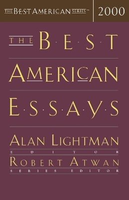 Book cover for Best American Essays 2000