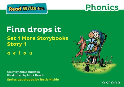 Book cover for Read Write Inc Phonics: Green Set 1 More Storybook 1 Finn drops it