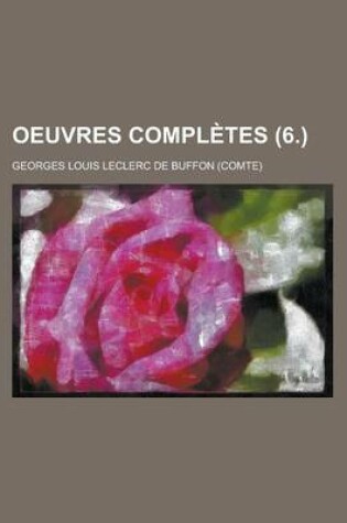 Cover of Oeuvres Completes (6.)