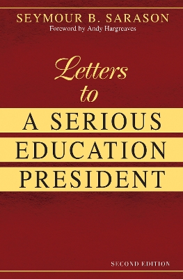 Book cover for Letters to a Serious Education President