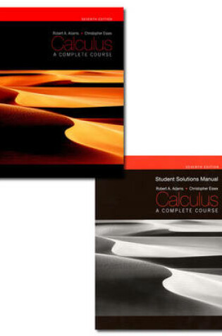 Cover of Valuepack:Calculus:A Complete Course/Student Solutions Manual for Calculus: A Complete Course/MathXL student access card - 24 month access