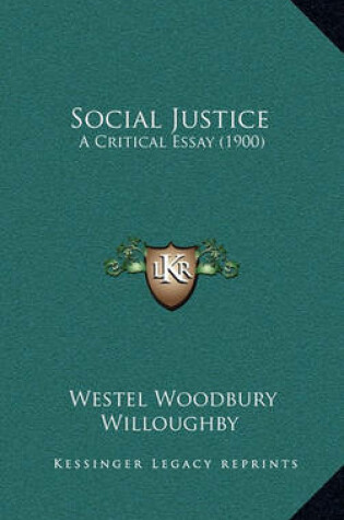 Cover of Social Justice