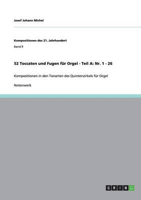 Book cover for 52 Toccaten und Fugen fur Orgel - Teil A