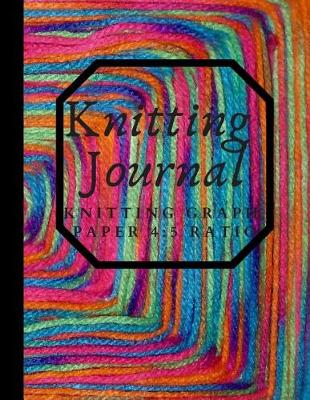 Book cover for Knitting Journal- Knitting Graph Paper 4