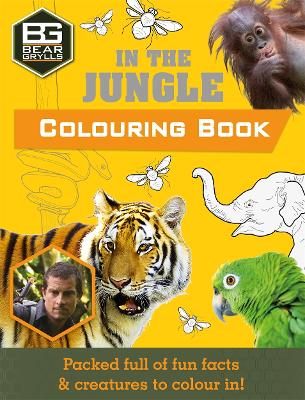 Book cover for Bear Grylls Colouring Books: In the Jungle