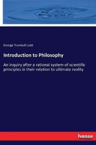 Cover of Introduction to Philosophy