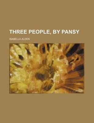 Book cover for Three People, by Pansy