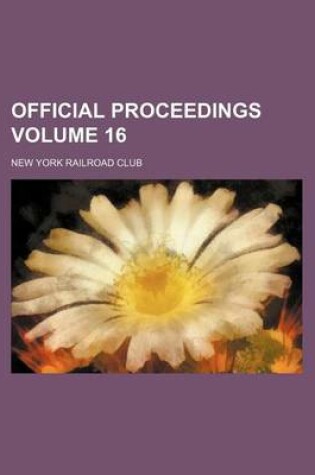 Cover of Official Proceedings Volume 16