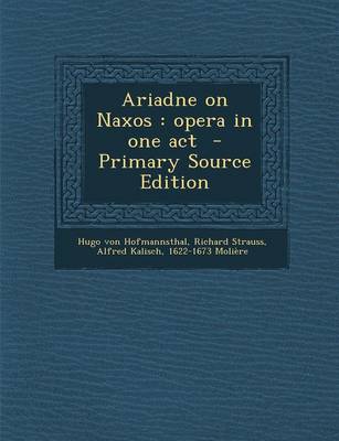 Book cover for Ariadne on Naxos