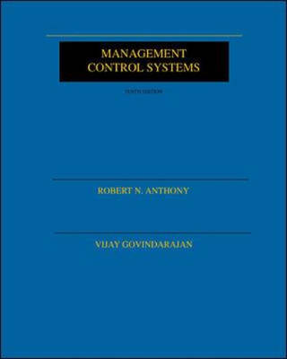 Cover of Management Control Systems