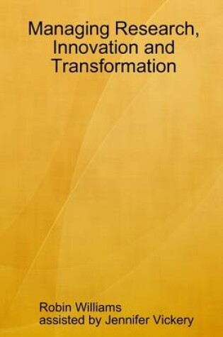 Cover of Managing Research, Innovation and Transformation