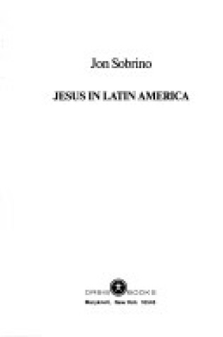 Cover of Jesus in Latin America
