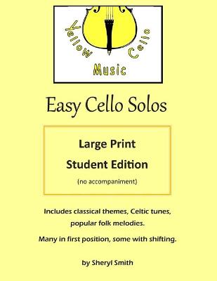 Book cover for Easy Cello Solos - Large Print Edition