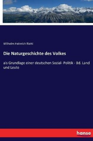 Cover of Die Naturgeschichte des Volkes