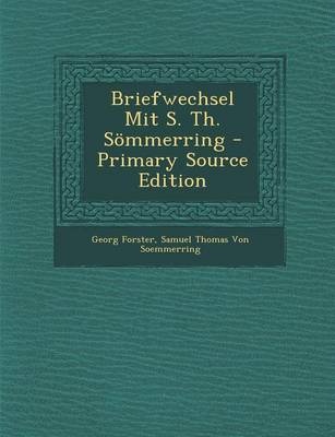 Book cover for Briefwechsel Mit S. Th. Sommerring