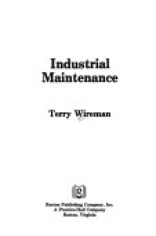 Cover of Industrial Maintenance