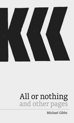 Book cover for All or Nothing and Other Pages