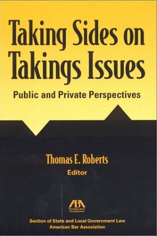 Cover of Taking Sides on Takings Issues