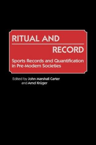 Cover of Ritual and Record