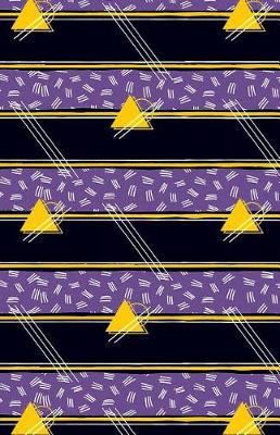 Book cover for Bullet Journal Abstract Pattern Yellow Triangles