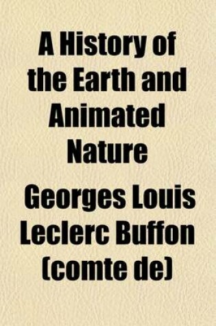 Cover of A History of the Earth and Animated Nature