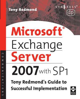 Book cover for Microsoft Exchange Server 2007 with Sp1
