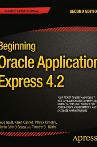 Cover of Beginning Oracle Application Express 4.2