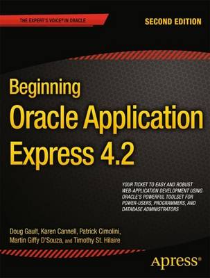 Book cover for Beginning Oracle Application Express 4.2