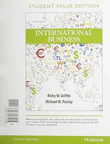 Book cover for International Business, Student Value Edition Plus New Myiblab with Pearson Etext -- Access Card Package