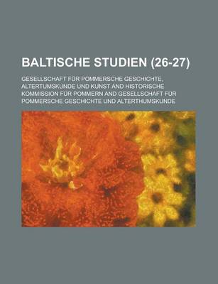 Book cover for Baltische Studien (26-27)
