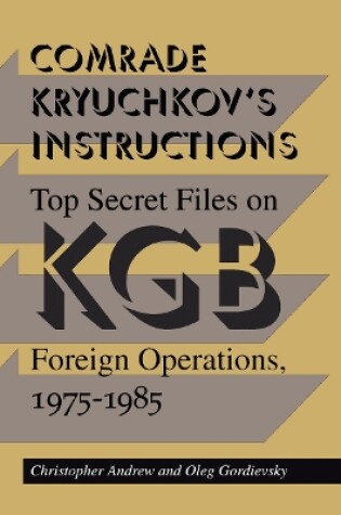 Cover of Comrade Kryuchkov's Instructions