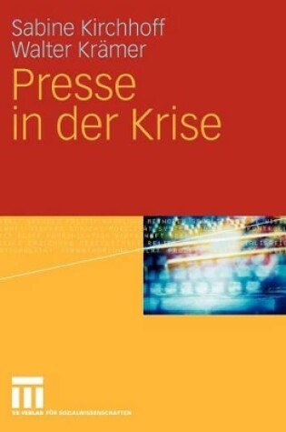Cover of Presse in Der Krise