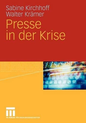 Book cover for Presse in Der Krise