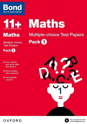 Book cover for Bond 11+: Maths: Multiple-choice Test Papers: For 11+ GL assessment and Entrance Exams