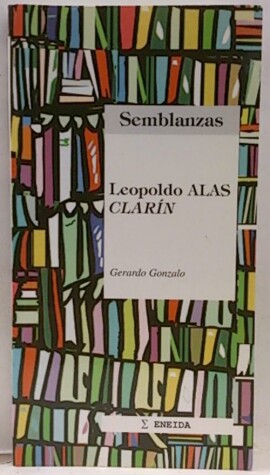 Book cover for Leopoldo Alas "Clarin"